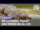 Indonésie : Les restes d'une femme retrouvés dans le ventre d'un crocodile #shorts