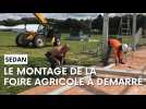 Le montage de la Foire agricole a débuté