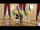 Indian PM Narendra Modi meets Zelensky at Kyiv's Mariinsky Palace