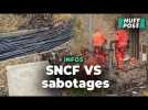 En quoi consistent les travaux de la SNCF après les sabotages de la nuit