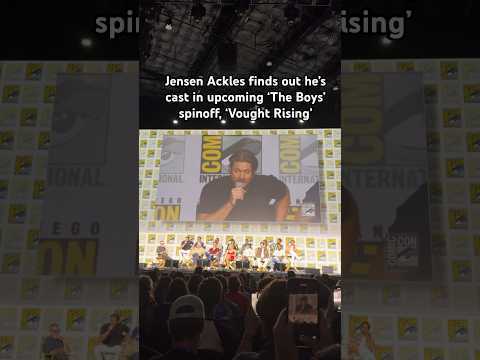 Jensen Ackles finds out he’s cast in upcoming ‘The Boys’ spinoff, ‘Vought Rising’