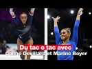 VIDÉO. JO 2024 - Gymnastique : du tac o tac avec Coline Devillard et Marine Boyer