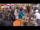 VIDÉO. Le soleil et la foule aux Tablées du Frout à Quimper