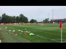 Entraînement LOSC, Ethan Mbappé