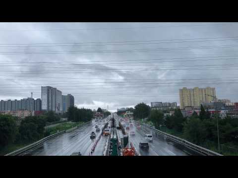 Rainstorms sweep China’s capital as authorities warn of deluge