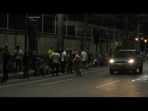 Venezuelans queue as polling station open in presidential election