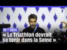 JO 2024 : Tony Estanguet, confiant quant à la tenue de l'épreuve de triathlon dans la Seine #shorts