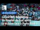 JO 2024 Basket : la joie des supporters du Soudan du Sud après la victoire face à Porto Rico à Villeneuve d'Ascq