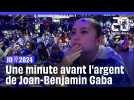 JO 2024 : 1 minute de suspens avant l'argent de Joan-Benjamin Gaba, au Club France #shorts