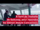 VIDEO. À bord de l'Isabelle de Sailcoop, pour rejoindre l'archipel des Glénan depuis Concarneau