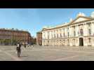 Heatwave in south of France: images of the Place du Capitole in Toulouse