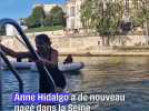 Anne Hidalgo a plongé s'est baigné dans la Seine pour la deuxième fois