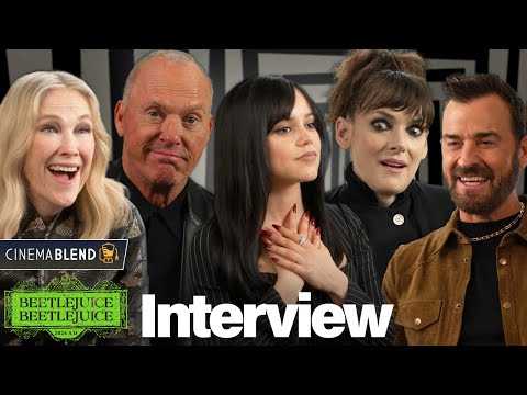 'Beetlejuice Beetlejuice' Interviews with Jenna Ortega, Michael Keaton, Winona Ryder & More!