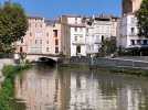 La carte postale de Narbonne, le pont des Marchands est en péril