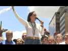 Venezuela opposition leader Maria Corina Machado leads march against Maduro (2)