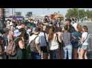 Spectators arrive for Paris Paralympics opening ceremony