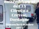 Rassemblement de Citroën C15 à Creysse en Dordogne