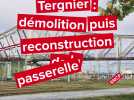 Tergnier : démolition puis reconstruction de la passerelle ?