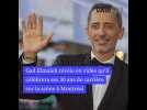 Gad Elmaleh révèle en vidéo qu'il célébrera ses 30 ans de carrière sur la scène à Montréal