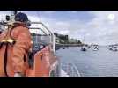 VIDÉO. Embarquez avec les pompiers et les sauveteurs en mer de Dinard, le temps d'une manoeuvre