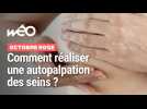 Les bons gestes pour une autopalpation des seins