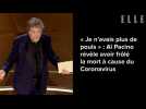 « Je n'avais plus de pouls » : Al Pacino révèle avoir frôlé la mort à cause du Coronavirus