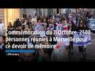 Commémoration du 7-Octobre, 2500 personnes réunis à Marseille pour ce devoir de mémoire