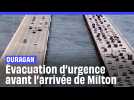 Ouragan Milton : Les habitants de Floride fuient sur les routes #shorts