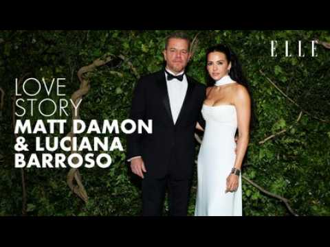 VIDEO : Love Story : Matt Damon et Luciana Barroso