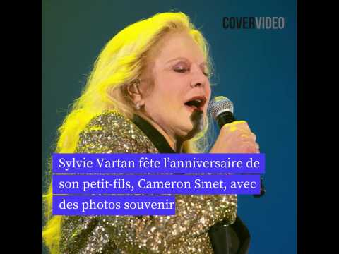 VIDEO : Sylvie Vartan fte l?anniversaire de son petit-fils, Cameron Smet, avec des photos souvenirs