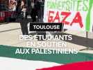 Des étudiants de Toulouse en soutien aux Palestiniens