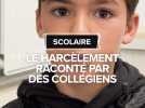 Le harcèlement scolaire raconté par des collégiens