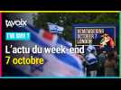 Les 3 infos du week-end du 5 octobre 2024