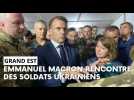 Emmanuel Macron a rencontré des soldats ukrainiens formés dans le Grand Est