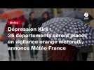 VIDEO. Dépression Kirk : 35 départements seront placés en vigilance orange mercredi, annonce Météo France