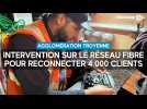 Intervention sur le réseau fibre pour reconnecter 4 000 clients de l'agglomération troyenne