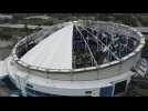 L'ouragan Milton arrache le toit du Tropicana Field, laissant la côte de Floride en ruines