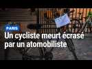 Mort d'un cycliste à Paris, après un différend avec un automobiliste