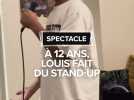 Louis, 12 ans, enfant prodige du stand-up à Toulouse