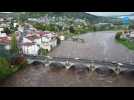 Crue - Nos photos et vidéos drone des impressionnantes inondations à Brives-Charensac