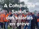 Compiègne une centaine de grévistes chez Sanofi