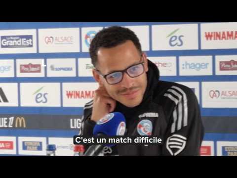 Liam Rosenior (Racing) avant le déplacement au Paris Saint-Germain