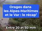 Orages dans les Alpes-Maritimes et le Var : le récap