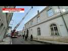 VIDÉO. À Ancenis, les pompiers simulent des incendies dans l'église et la mairie