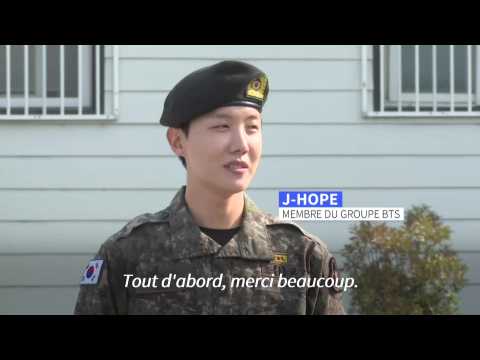 VIDEO : Core du Sud: J-hope, membre du groupe BTS, a termin son service militaire