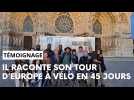 Enzo Trovato raconte son tour d'Europe à vélo en 45 jours