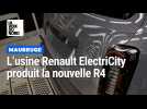 Visite de l'usine Renault ElectriCity de Maubeuge produisant la nouvelle R4