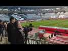 Les Bleus à l'entraînement au stade Roi Baudouin