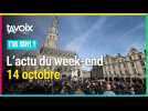 Les 3 infos du week-end du 12 octobre