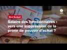 VIDEO. Salaire des fonctionnaires : vers une suppression de la prime de pouvoir d'achat ?